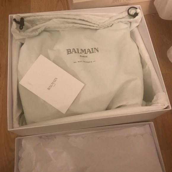 *SOLD SOLD* Authentic Balmain Combat Boots - Picture 8 of 8